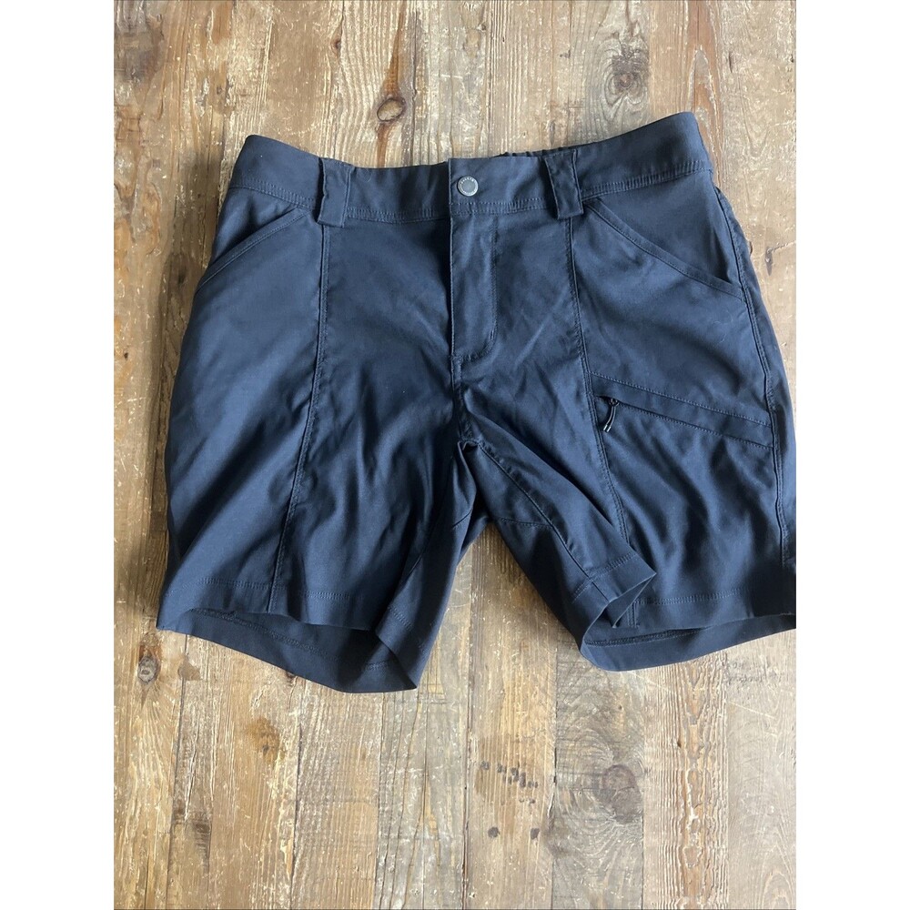 Duluth Trading Dry on the Fly Women’s 7” Black Hiking Fishing Shorts Sz 10